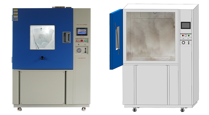 먼지 테스트 챔버의 공기 순환 시스템