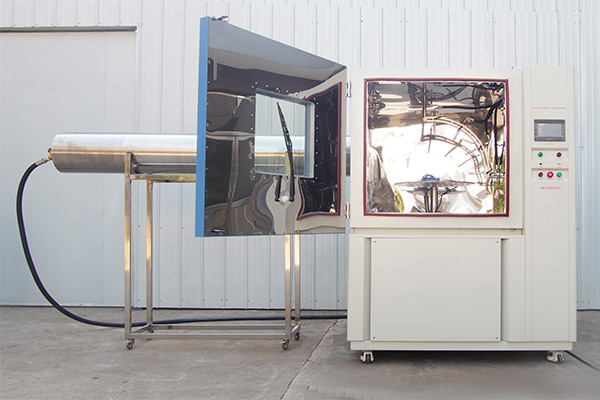 IP69K 테스트 챔버의 이중 노즐 시스템: IPX6K 및 IPX9K 준수를위한 이중 전원