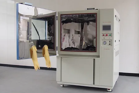 IP5X 6X 먼지 테스트 챔버 작동을위한 표준 및 절차