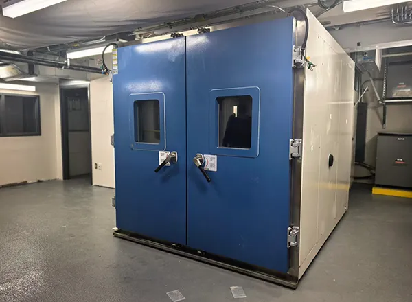 계획부터 시운전까지: LIB, Measurement Canada에 Walk-In TH-080C 챔버 납품